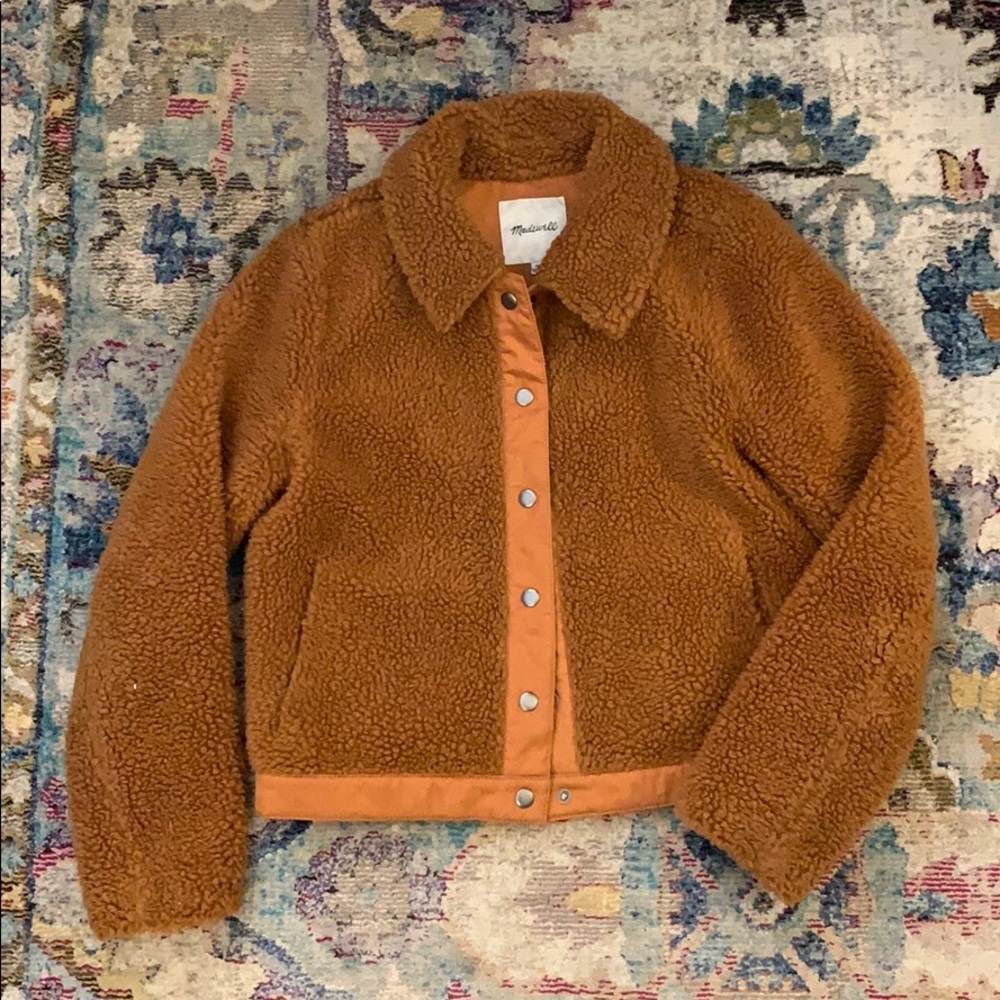 Madewell teddy jacket!